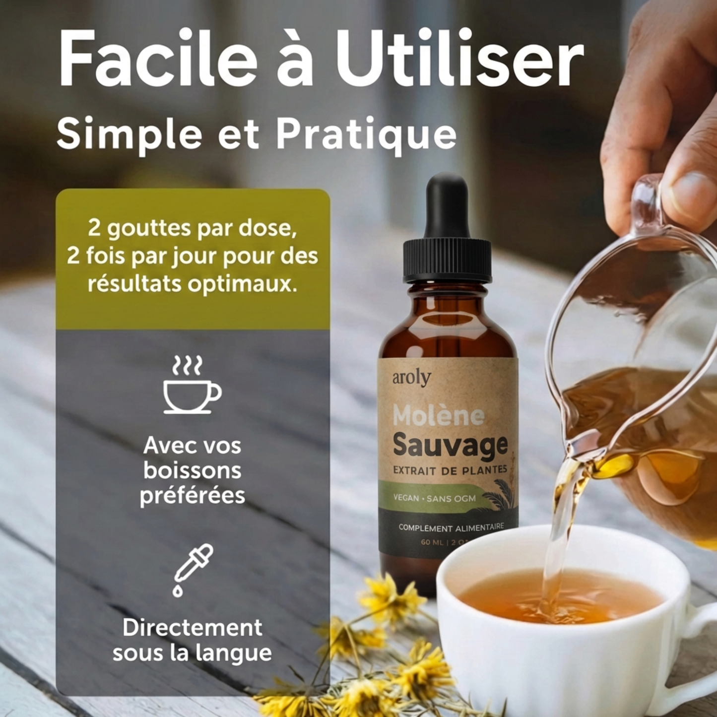 Gouttes de Molène Ultra-Concentrées | AROLY